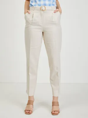 Produktbild von Beigefarbene Damen-Chinos ORSAY