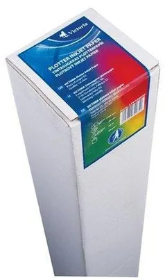 Obrázok produktu pre Papier do plotra, pre atramentové tlačiarne, 297 mm x 90 m, 50 mm dutina, 90 g, VICTORIA