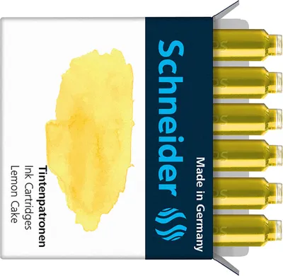 Produktbild von Schneider Schreibgeräte Pastel, Gelb, Tinte auf Farbstoffbasis, 6 Stück(e), Kombi-Packung