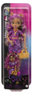 Produktbild von Monster-High-Puppe Clawdeen Wolf mit Outfit und Accessoires, ab 4 Jahren