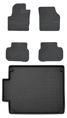 Obrázek produktu pro Gumové autokoberce SolidPRO + vana kufru pro: Land Rover Discovery Sport 2021- 5místná verze 5 ks – Wielganizator