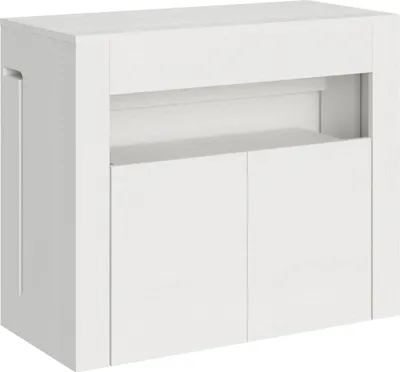 Immagine prodotto di ITAMOBY - Consolle allungabile 90x42/302 cm Evolve bianco frassino allunghe interne con panca inferiore