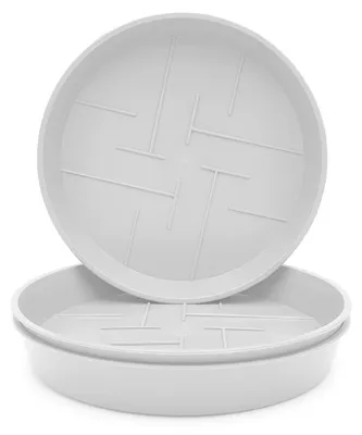 Produktbild von Plastard Untersetzer 3er Set Ø 40 cm Weiss - Blumentopf Pflanztopf Kübel
