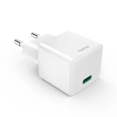 Produktbild von Schnellladegerät, GaN, USB-C, Mini-Ladegerät, PD, 30 W, Weiß (00201998)