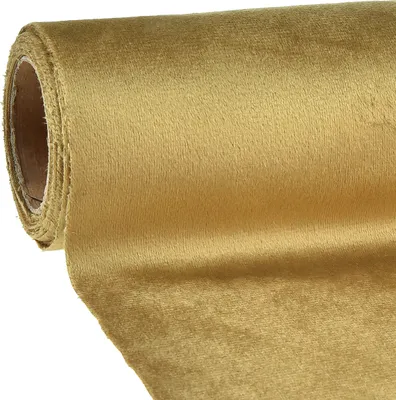 Produktbild von Tischläufer Samt Goldbraun 28x270cm Tischdeko Hochzeit