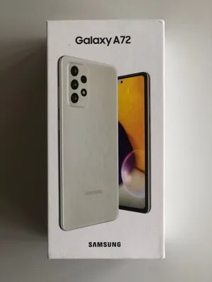 Produktbild von Samsung Galaxy A72 A725F Smartphone 128 GB Weiß Android Gut 6,7 Zoll Dual SIM OIS IP67 Fingerabdrucksensor Schnellladung Flüssiges Scrollen Surround Sound