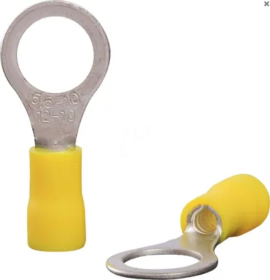 Produktbild von Autoleads YR-10 | Ringkabelschuhe gelb 10mm | bis 6mm² | 100 Stück