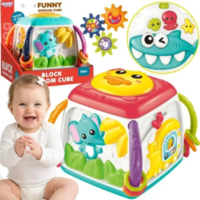 Obrázok produktu pre Woopie Baby Interaktívna multifunkčná vzdelávacia kocka 18m+