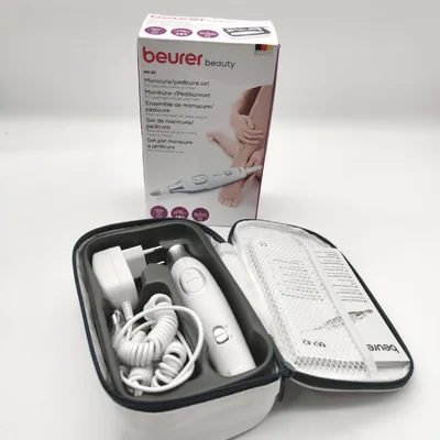 Produktbild von Beurer Maniküre Pediküre Set Körperpflege MP 42 elektrisch 7 Aufsätze LED Tasche
