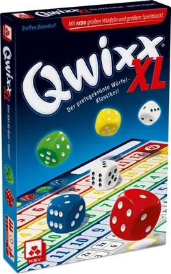 Productafbeelding van NSV - QWIXX - XL | Dobbelspel | Bekroonde klassieker met extra grote dobbelstenen