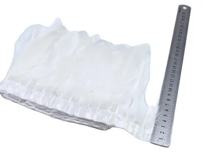 Zdjęcie produktu dla Federbeschnitt, naturalny materiał, wszechstronny do rękodzieła, BIAŁY, 10 metrów