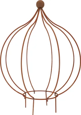 Obrázek produktu pro KOTARBAU® Nerezová zahradní dekorace žárovka 490 mm Ecorost - krásná dekorace mezi květinami