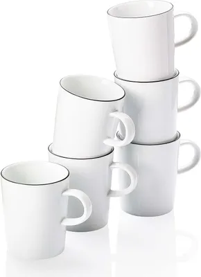 Produktbild von Arzberg Kaffeetassen Cucina Colori Schwarz 280 ml - 6 Stück