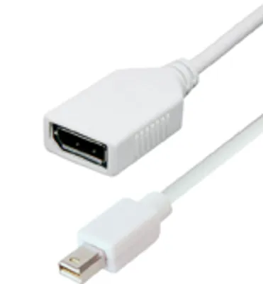 Produktbild von Adapter Mini DisplayPort Stecker auf DisplayPort Buchse, ca. 15cm, Good Connections®