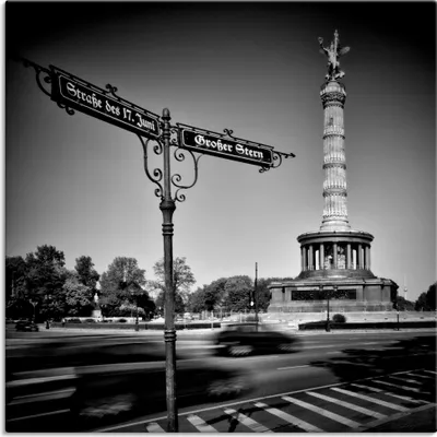 Produktbild von ARTland Leinwandbild Berlin Siegessäule III Größe: 50x50 cm