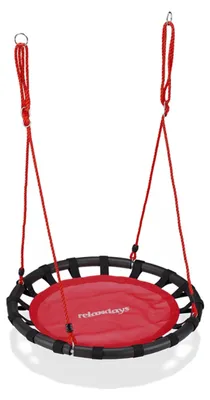 Image de relaxdays 10026651_47 relaxdays Nestschaukel   rot Kunststoff 80,0 cm