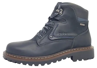 Image de Josef Seibel Chance 51 : Bottines pour hommes, modèle à lacets, couleur noire, style décontracté