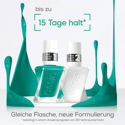 Produktbild von Gel by Essie Nagellack, langanhaltender Nagellack mit glänzendem Finish, Nagellackfarbe, Maniküre ohne UV-Licht & bis zu 15 Tage Halt, Farbe: Nr. 10