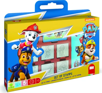 Zdjęcie produktu dla Multiprint PAW Patrol, Zestaw stempli dla dzieci, 3 lat(a), Nietoksyczne, Wielobarwny