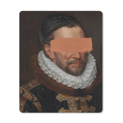 Produktbild von MuchoWow® Mauspad Mousepad Wilhelm von Oranien - Adriaen Thomasz - Gemälde 30x40 cm - Mousepads - Maus Mat - Pad - Mausunterlage - Mausmatten