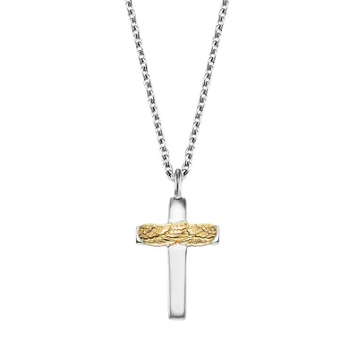 Produktbild von Engelsrufer Halskette Silber ERN-CROSSWING-BIG Kreuz mit Flügel