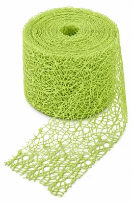 Produktbild von G.schmückt Tischband 25m Rolle, Tischläufer Dekoband zuschneidbar, Dekorative Tischdeko Hellgrün 15cm