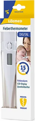Produktbild von Lifemed Fieberthermometer "Digital" weiß