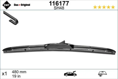 Obrázok produktu pre Stieracie lišty SWF H-Blade | WIPER BLADE H-BLADE 480MM