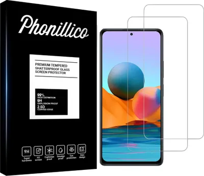 Immagine prodotto di Vetro temperato per Xiaomi REDMI NOTE 10 PRO [2 pezzi] Pellicola protettiva dello schermo Antigraffio Vetro Resistente Phonillico®