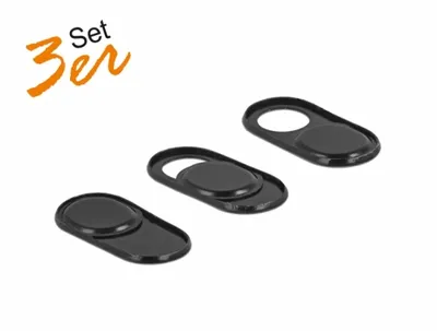 Produktbild von DELOCK Webcamabdeckung für Notebook, Tablet, Smartphone 3Stk