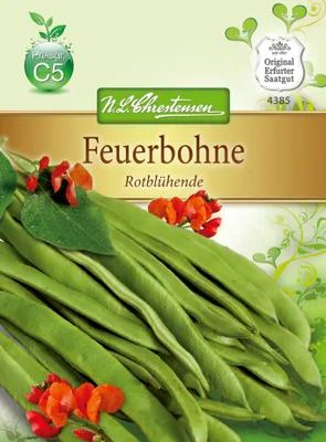 Produktbild von Feuerbohne Rotblühende | Bohnensamen von N.L. Chrestensen