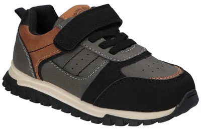 Produktbild von American Club XD180, Kinderschuhe Klettverschluss Leder-Einlegesohle rutschhemmend bequem, Grau 30