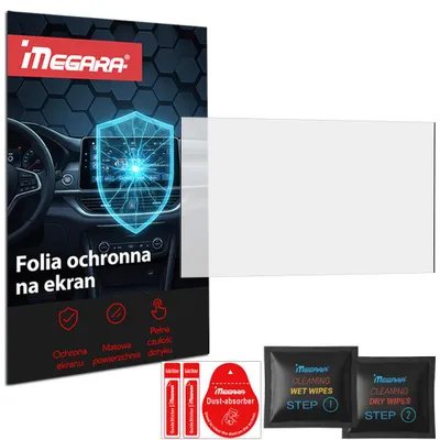 Zdjęcie produktu dla Folia ochronna matowa do radia Dacia Duster 2024 10"