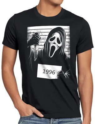 Produktbild von style3 Scream 1996 Herren T-Shirt halloween horror maske