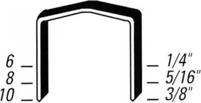 Image de BOSTITCH Heftklammern STCR5019, 6 mm, Inhalt: 5.000 Stck