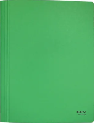 Produktbild von Schnellhefter Recycle A4 Karton grün Packung mit 10 Stück