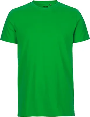 Immagine prodotto di Neutral O61001 | Maglietta aderente da uomo +certificata GOTS - Colore: Verde - Taglia: S