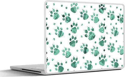 Produktbild von MuchoWow® Laptop Aufkleber Sticker Cover Muster - Haustiere - Tier 30x21 cm - Sticker für Laptop - Selbstklebend