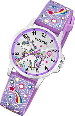 Produktbild von Calypso Armbanduhr Kinder K5776/6 Kunststoff PolyurethanUhr lila Fashion Junior UK5776/6