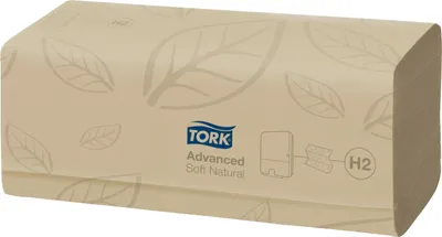 Produktbild von Tork Xpress Natur Multifold Handtücher - H2-System, natur, recycelte Fasern, 1 Karton, 240 m