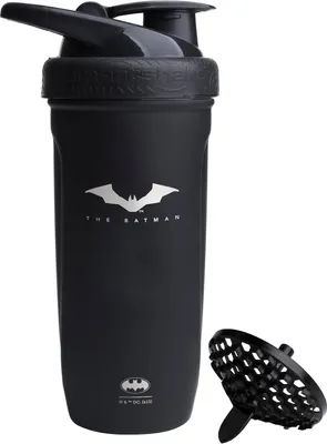Immagine prodotto di Smartshake Reforce in acciaio inox - The Batman (900 ml) The Batman - Fitness-Zubehör - Streuer & Mixer
