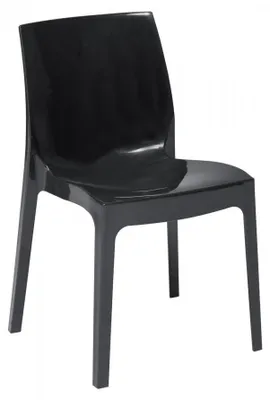 Immagine prodotto di Sedia ice impilabile in higlopp – Antracite Lucido – Grand Soleil