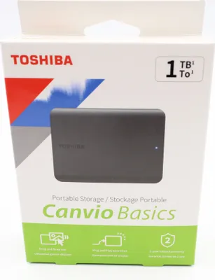 Obrázok produktu pre Toshiba 6,3cm 1TB USB3.2 Canvio Basics čierna NOVÁ externá maloobchodná predajňa