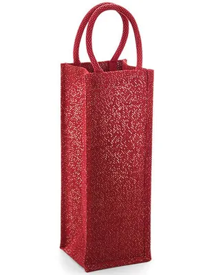 Produktbild von Westford Mill Shimmer Jute Bottle Bag