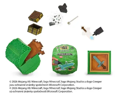 Produktbild von Miniverse MGA's - Make It Mini Minecraft, 8 Jahr(e), Mehrfarbig, Kunststoff