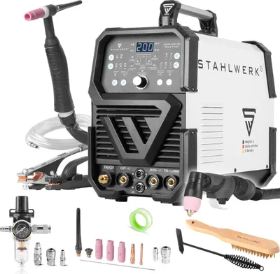 Produktbild von STAHLWERK 4-in-1 Kombi-Schweißgerät AC/DC WIG 200 Puls D CUT