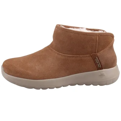 Image de Skechers Slip-Ins On The Go  Enkellaarsjes Plat - Cognac - Maat 40