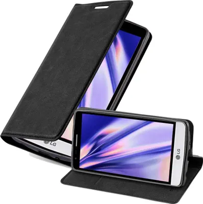 Immagine prodotto di Cadorabo cover per LG G3 MINI / G3 S cover protettiva in nero custodia per cellulare cover chiusura magnetica