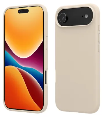 Produktbild von kwmobile Handyhülle für iPhone Air Hülle, für iPhone Air Case - Hülle Silikon - kabelloses Laden - Creme