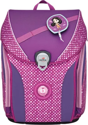 Produktbild von DerDieDas ErgoFlex Max Purple Dots Schulranzenset 5-teilig
